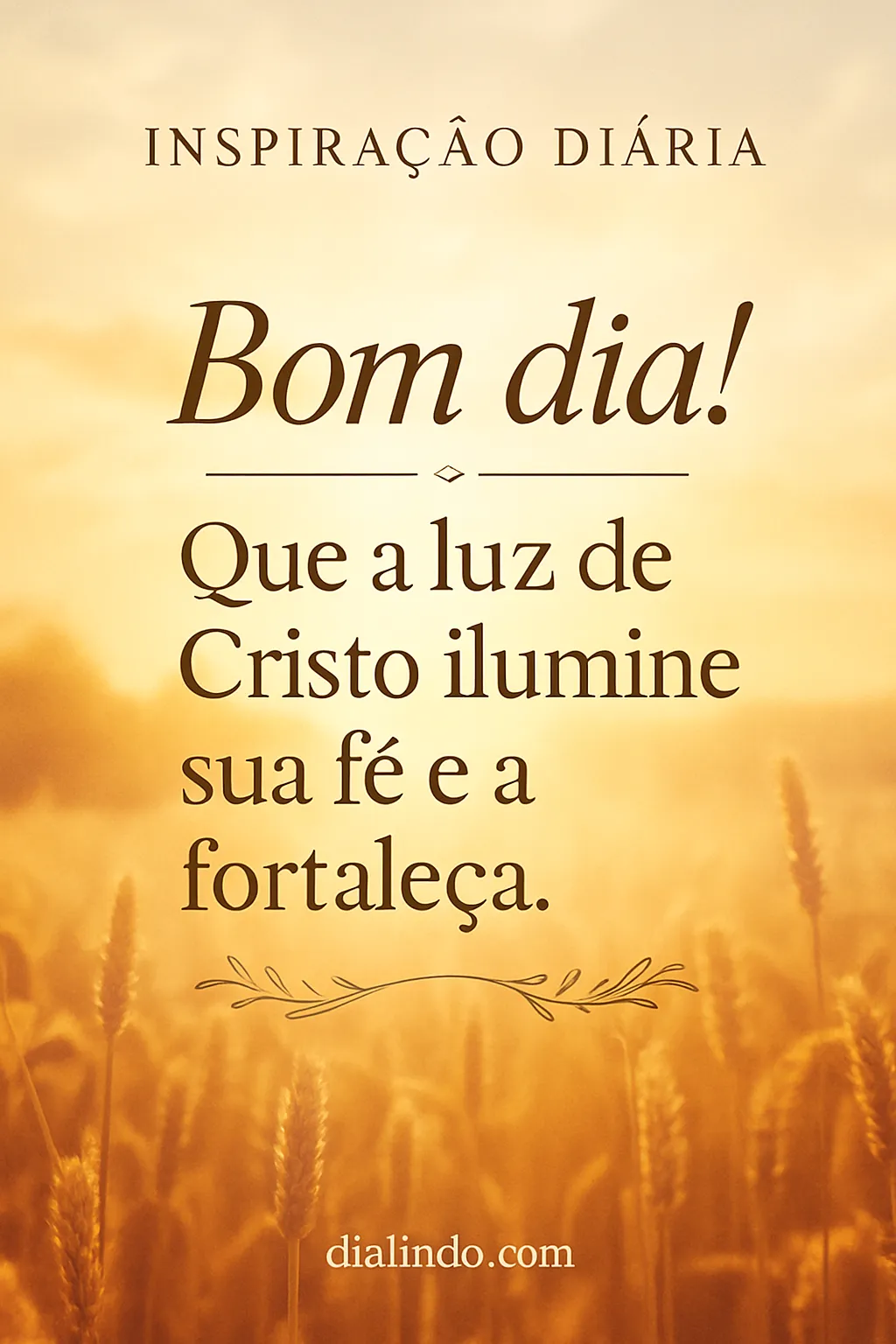 Cristo: Luz para Crer Forte