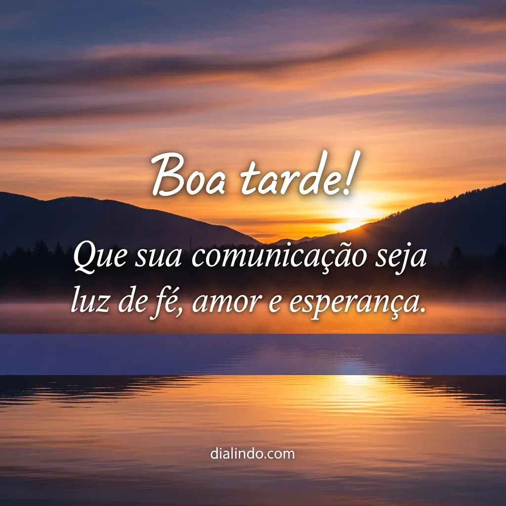 Comunicação: Raio de Esperança.