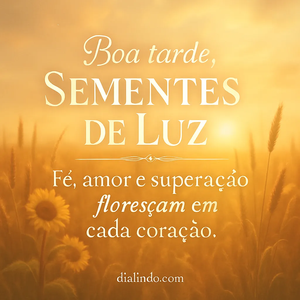 Florescer: Coração, Fé e Amor.