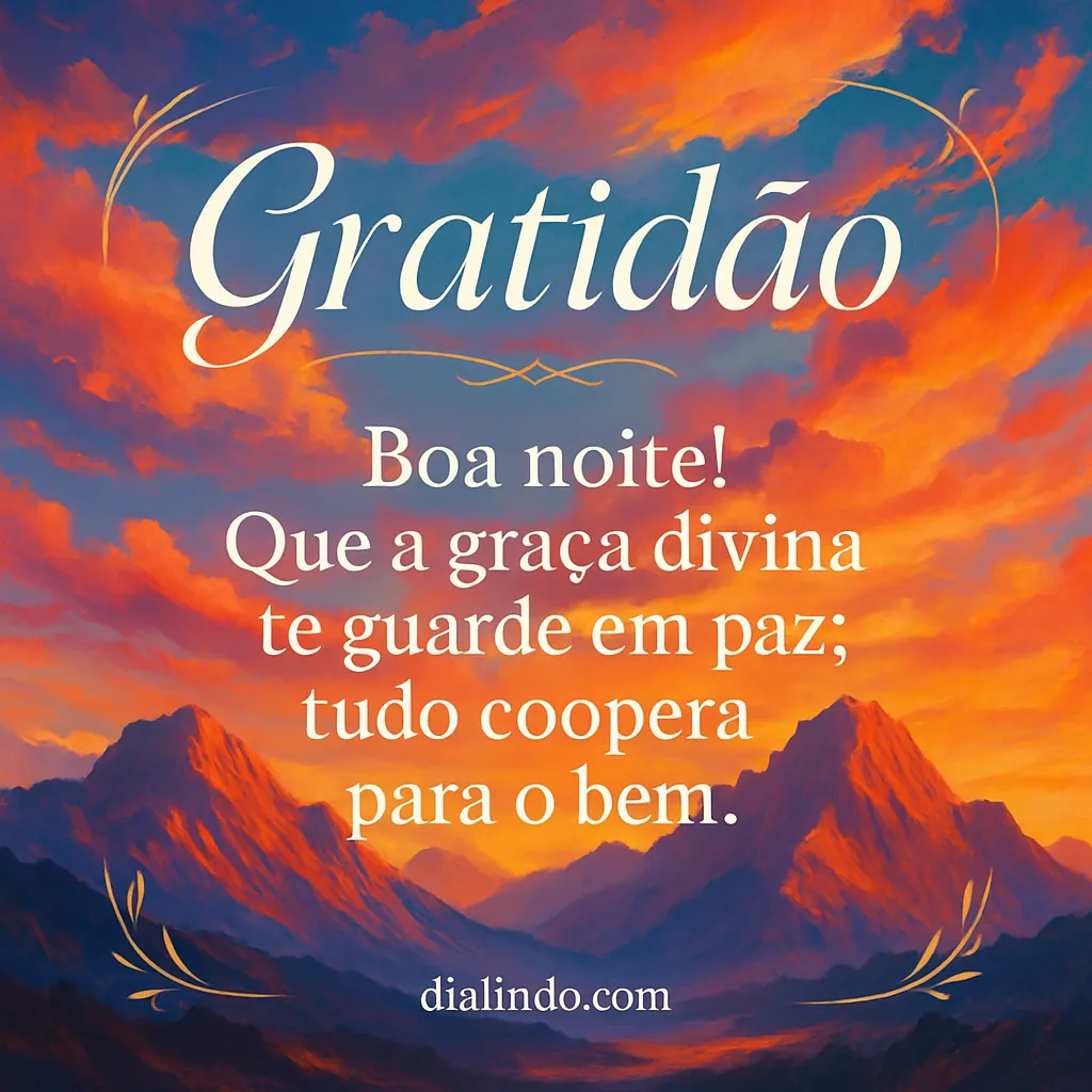 Paz Divina: Bem na Noite