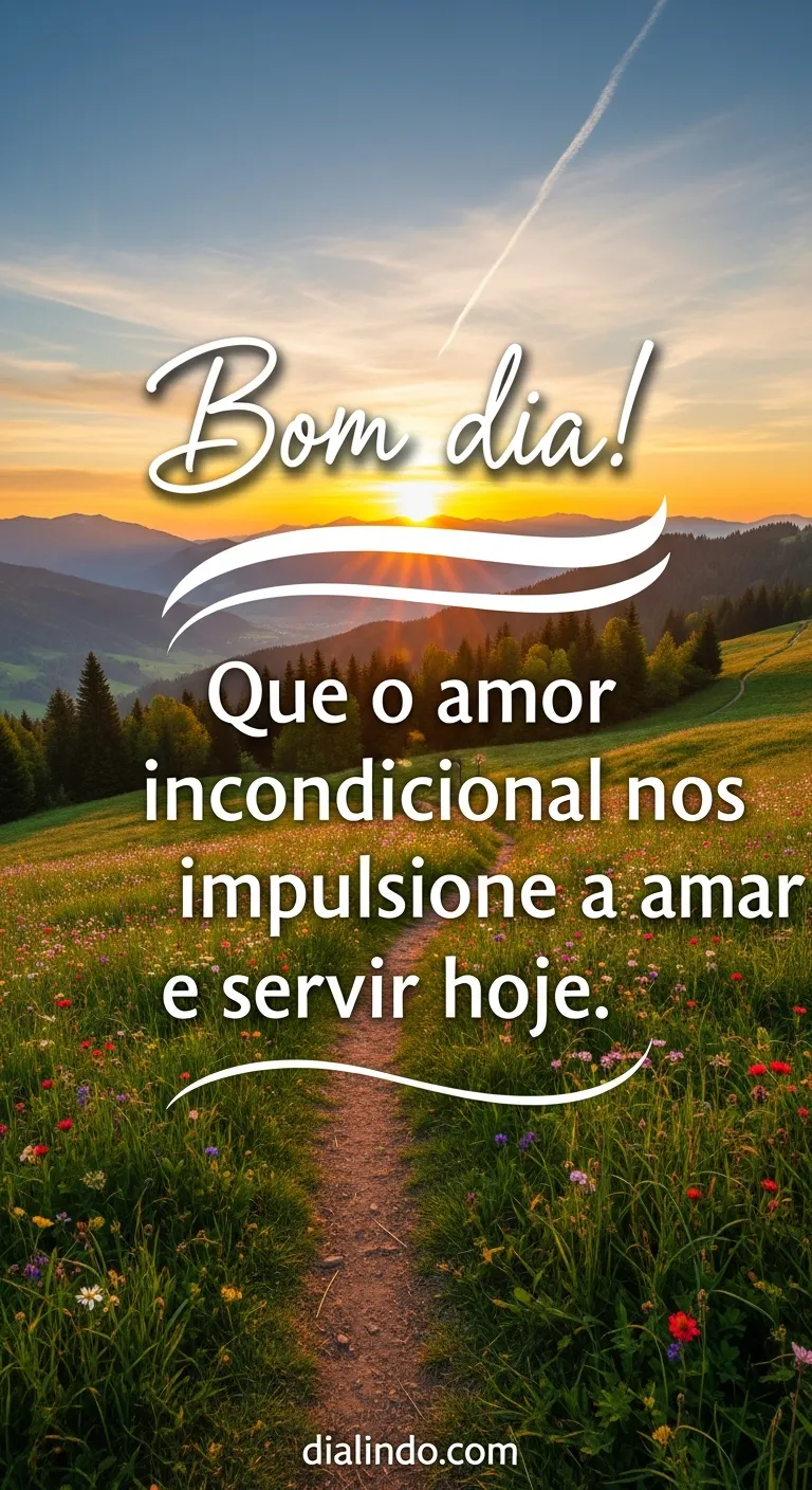Amar, Servir, Amor Incondicional.