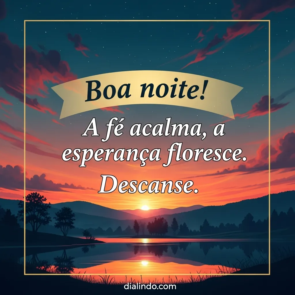 Fé em Flor no Descanso.