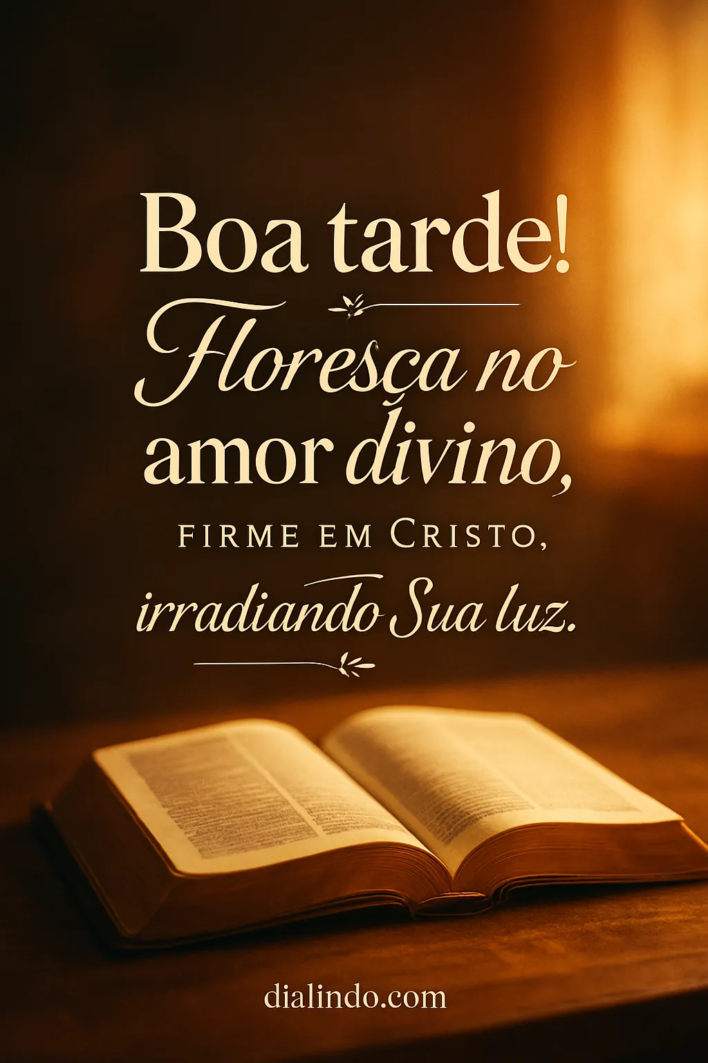 Luz Divina: Florescer em Cristo