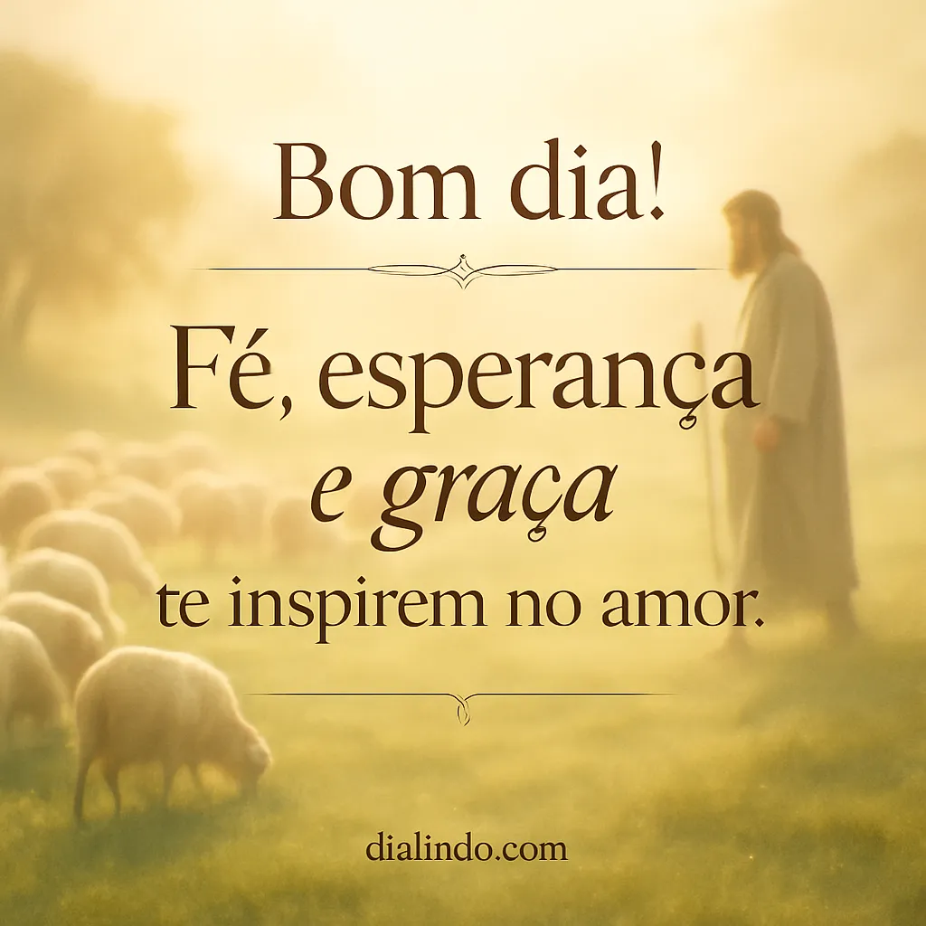 Amor guiado por fé e graça.