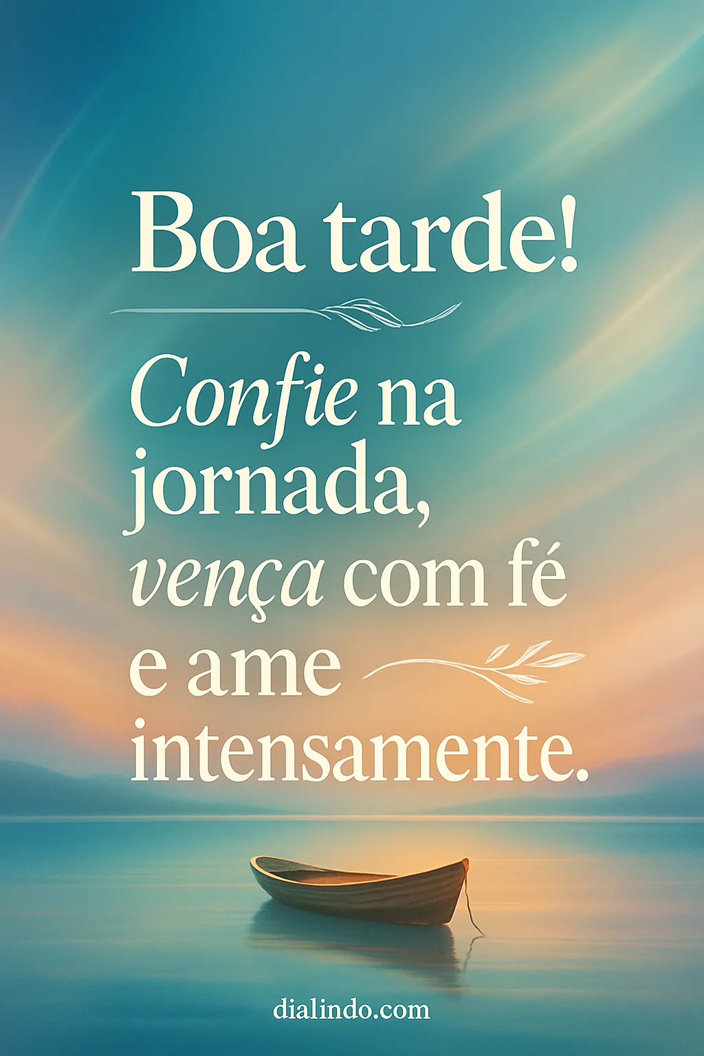 Jornada Amada, Fé Vencedora.