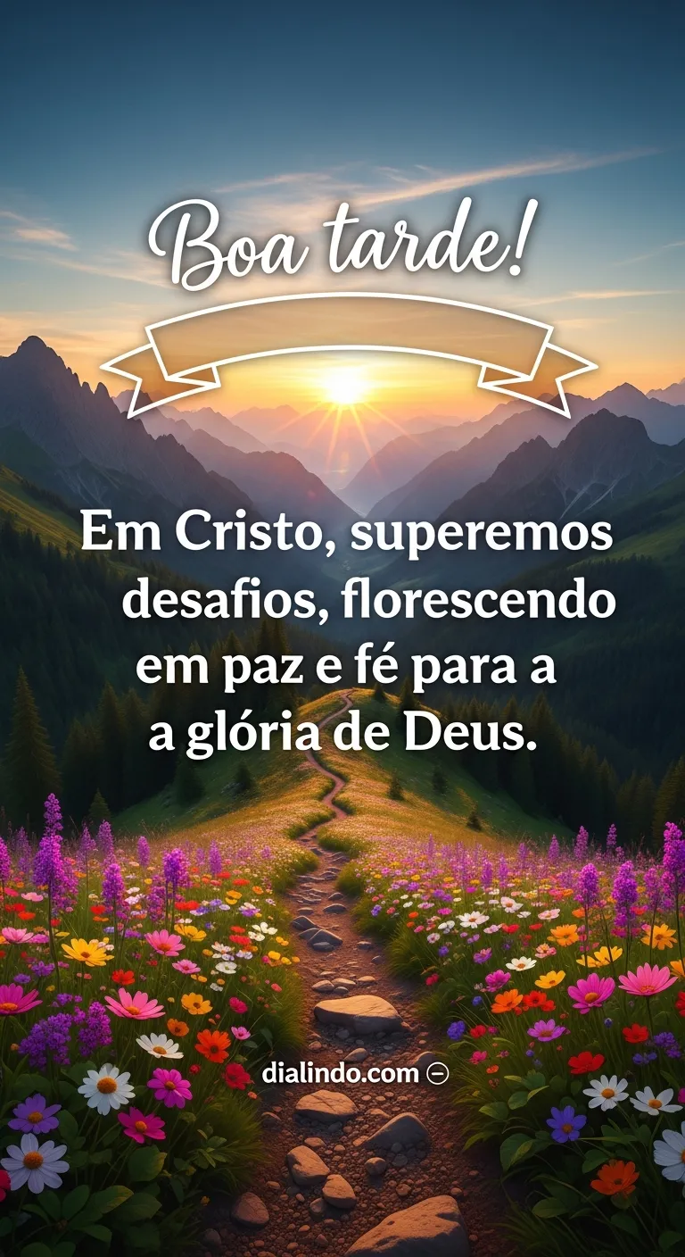 Florescendo em Cristo: Superar e Glorificar