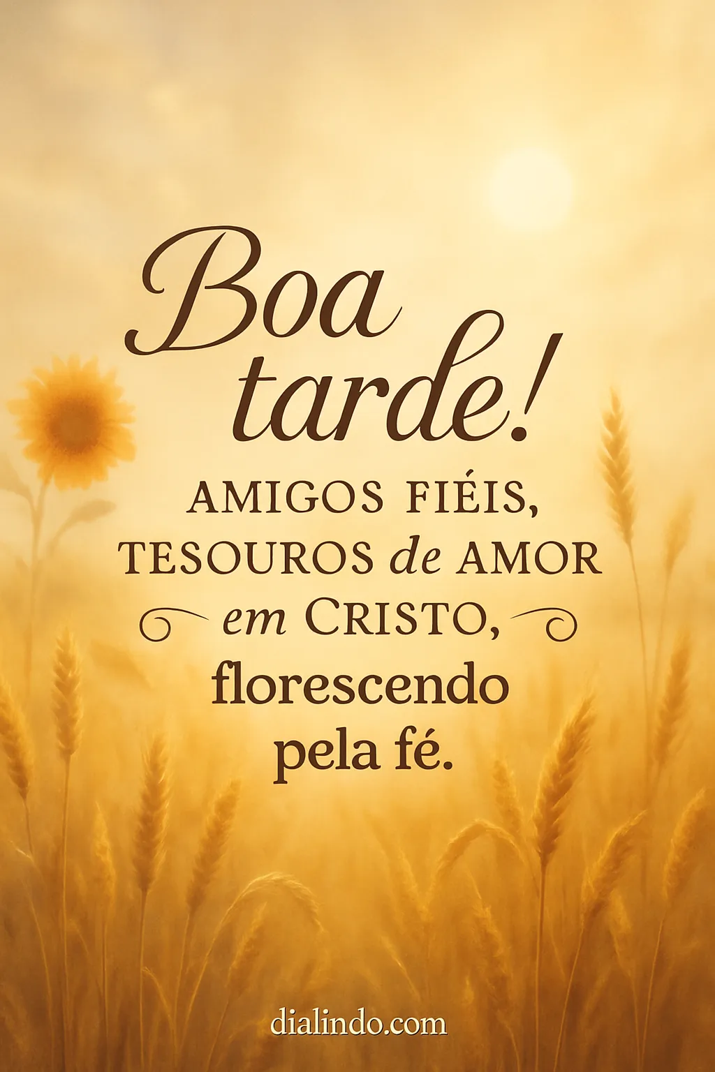 Amizade: Jardim Florescente em Cristo