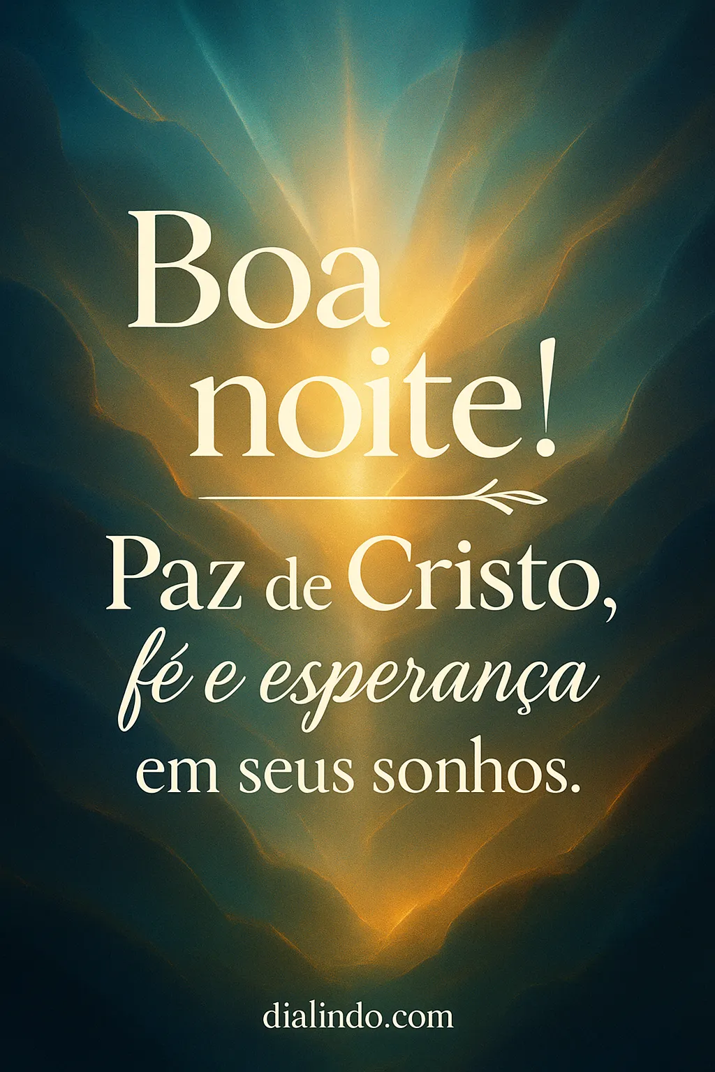 Sonhos Iluminados: Paz e Fé