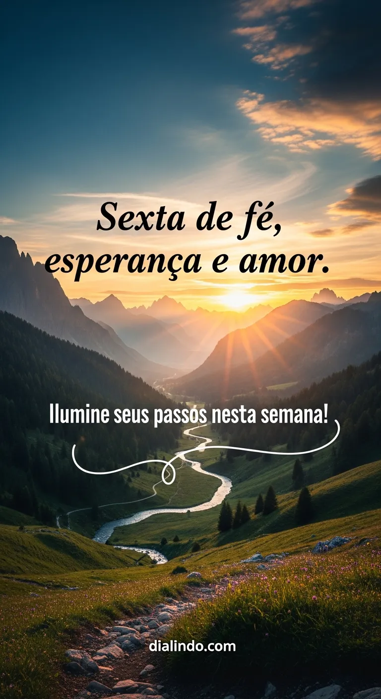 Sexta: Trilhar Luz, Fé e Amor