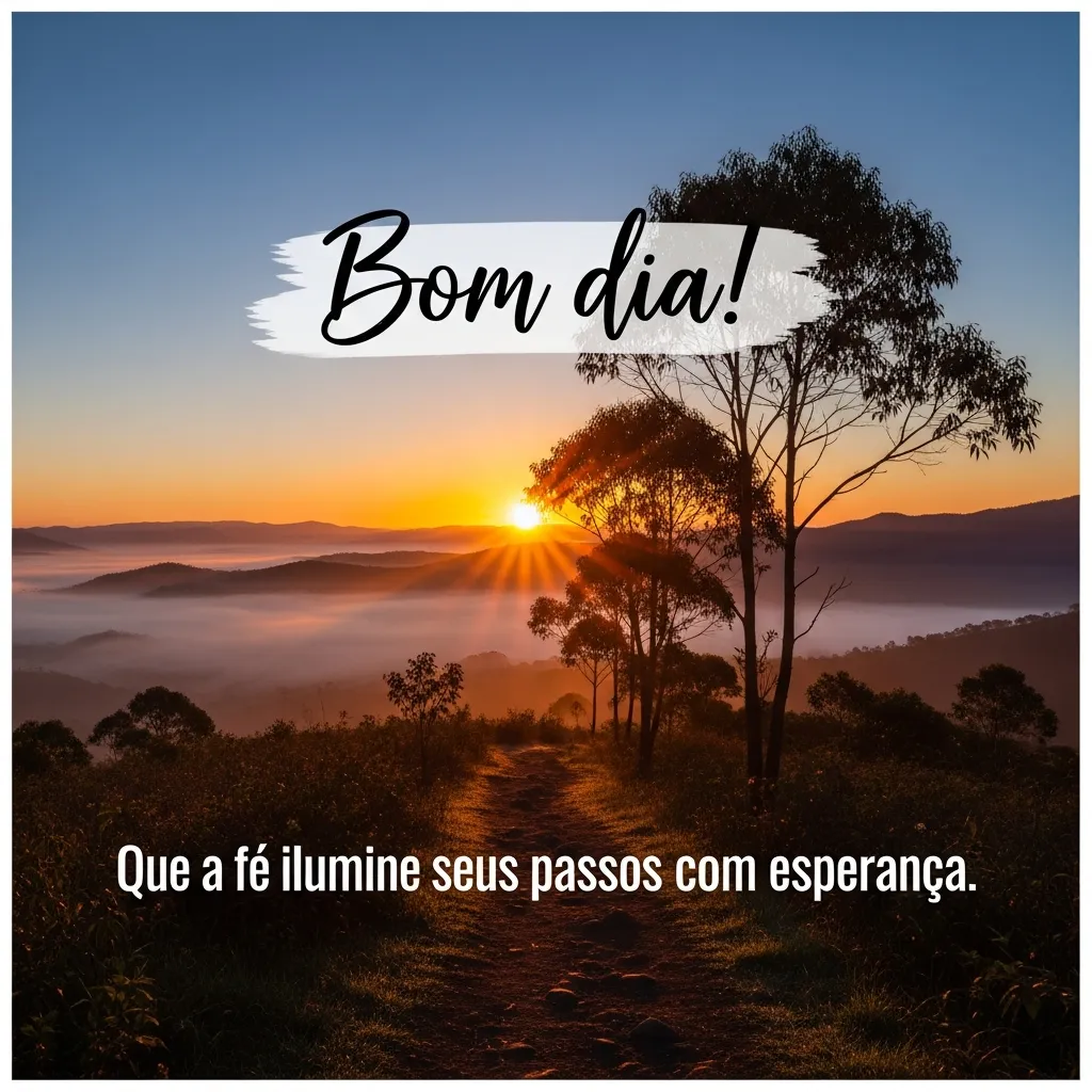 Fé: Passos Iluminados de Esperança