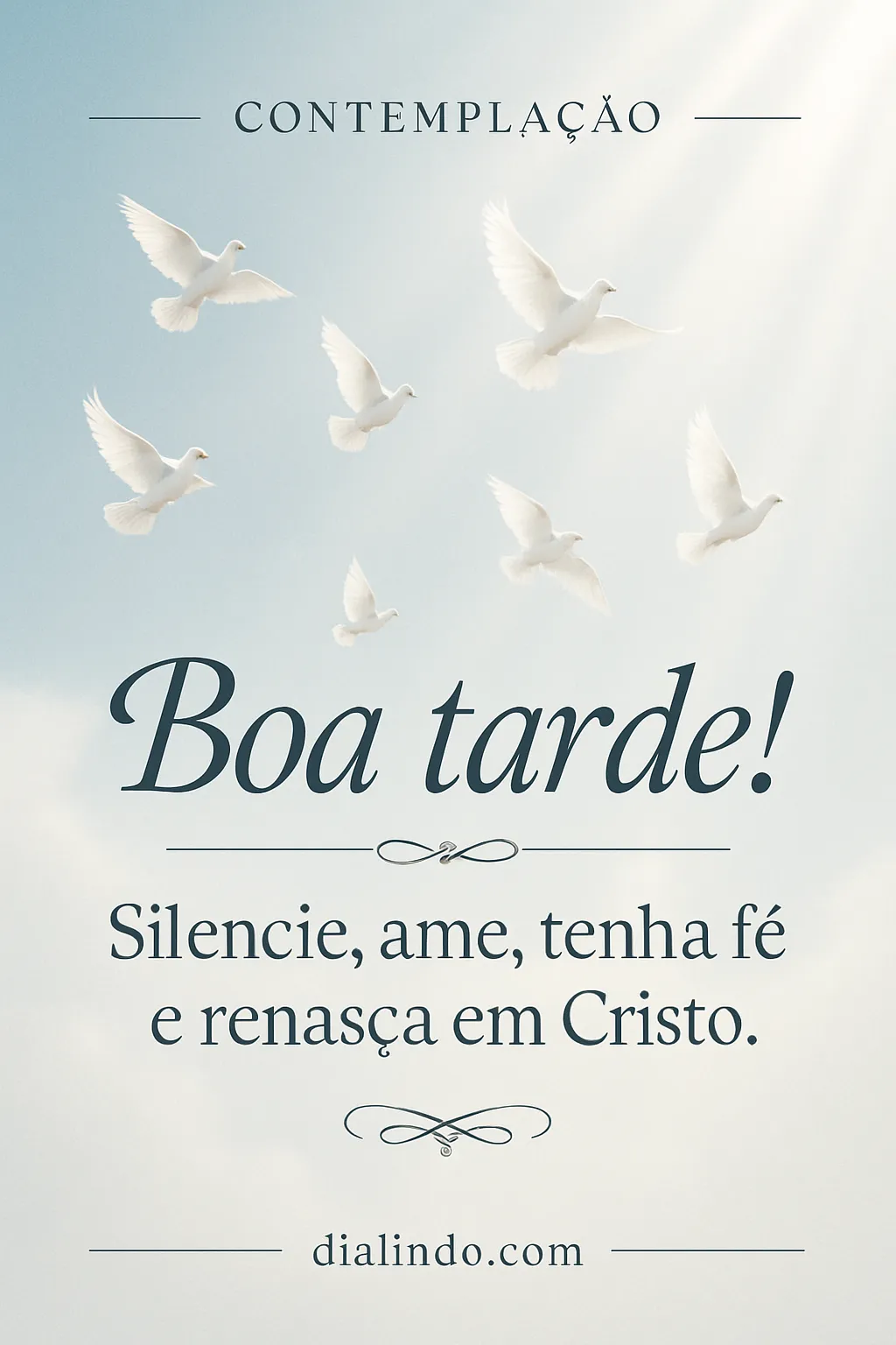 Silêncio, Amor, Fé: Renascimento.