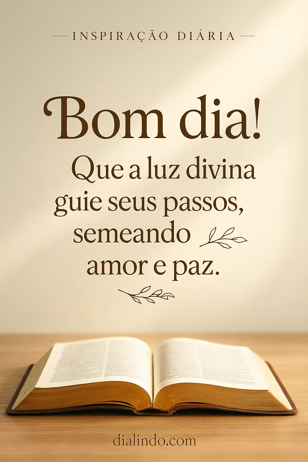 Luz Divina: Passos de Amor.