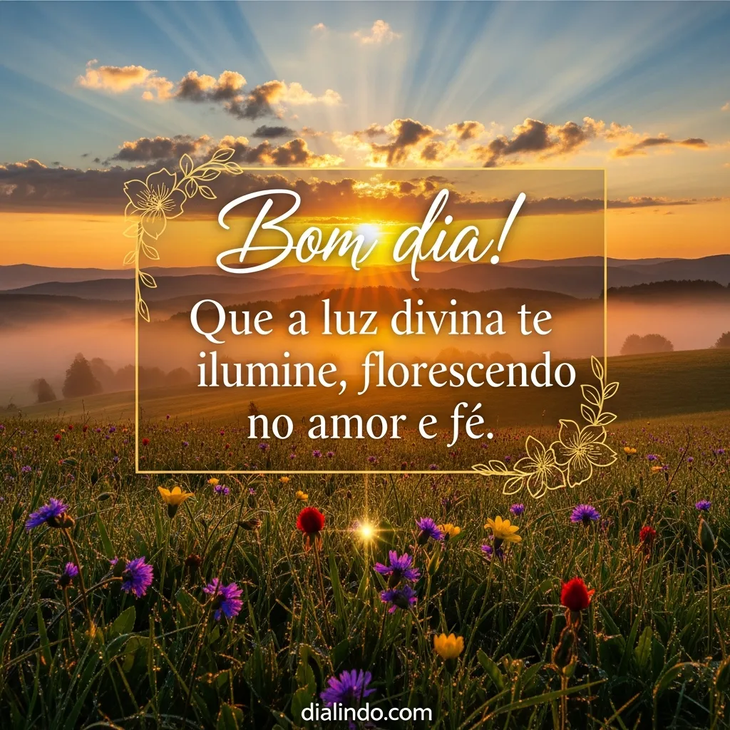 Divina Luz: Amor Florescente.