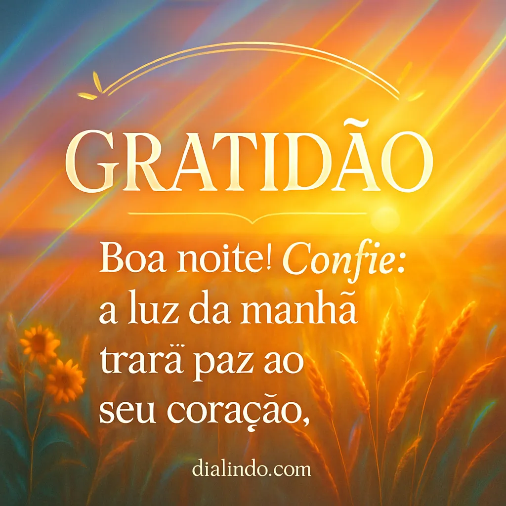 Alvorada: Paz no Coração