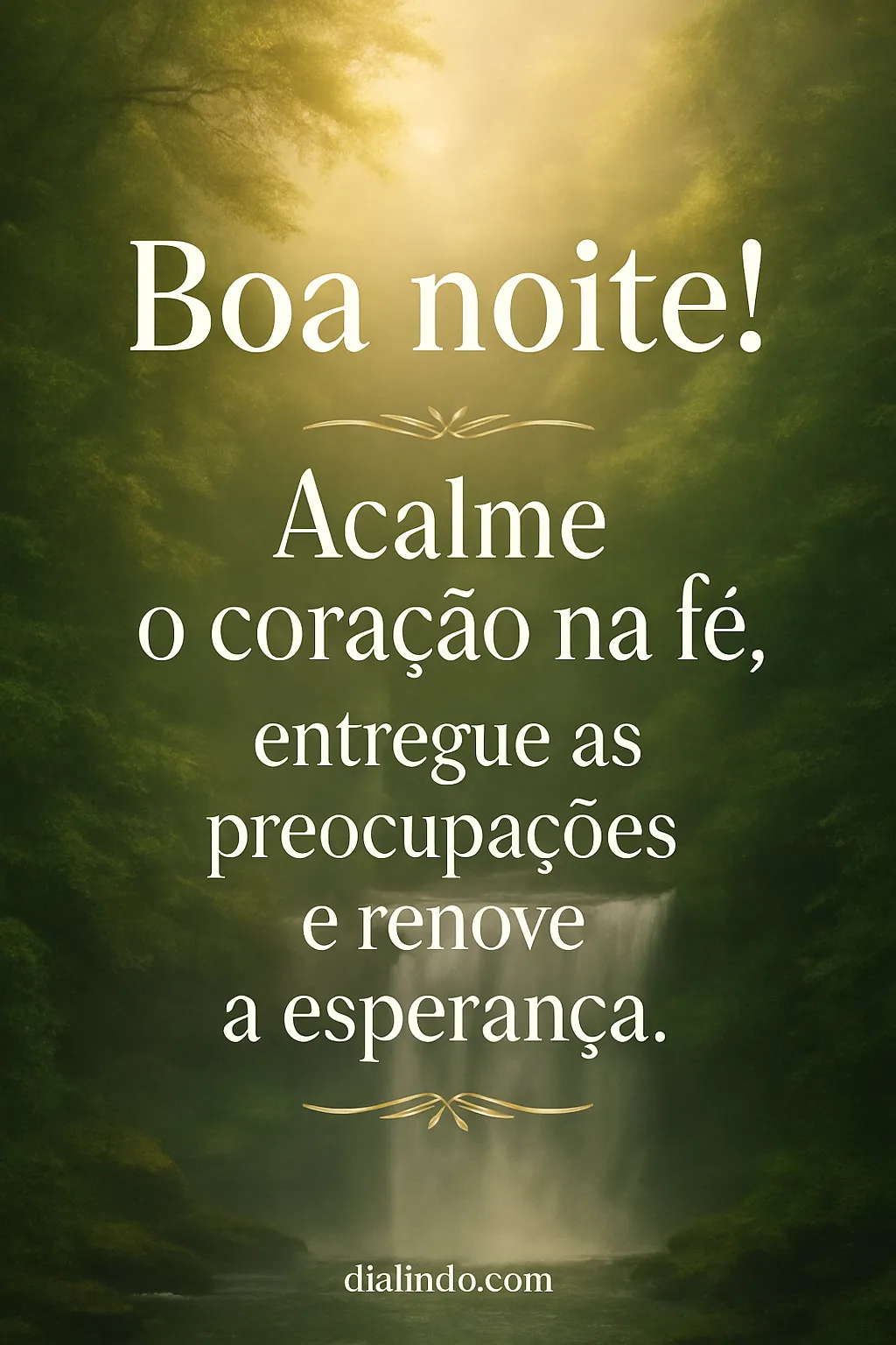 Fé Noturna: Entrega e Esperança