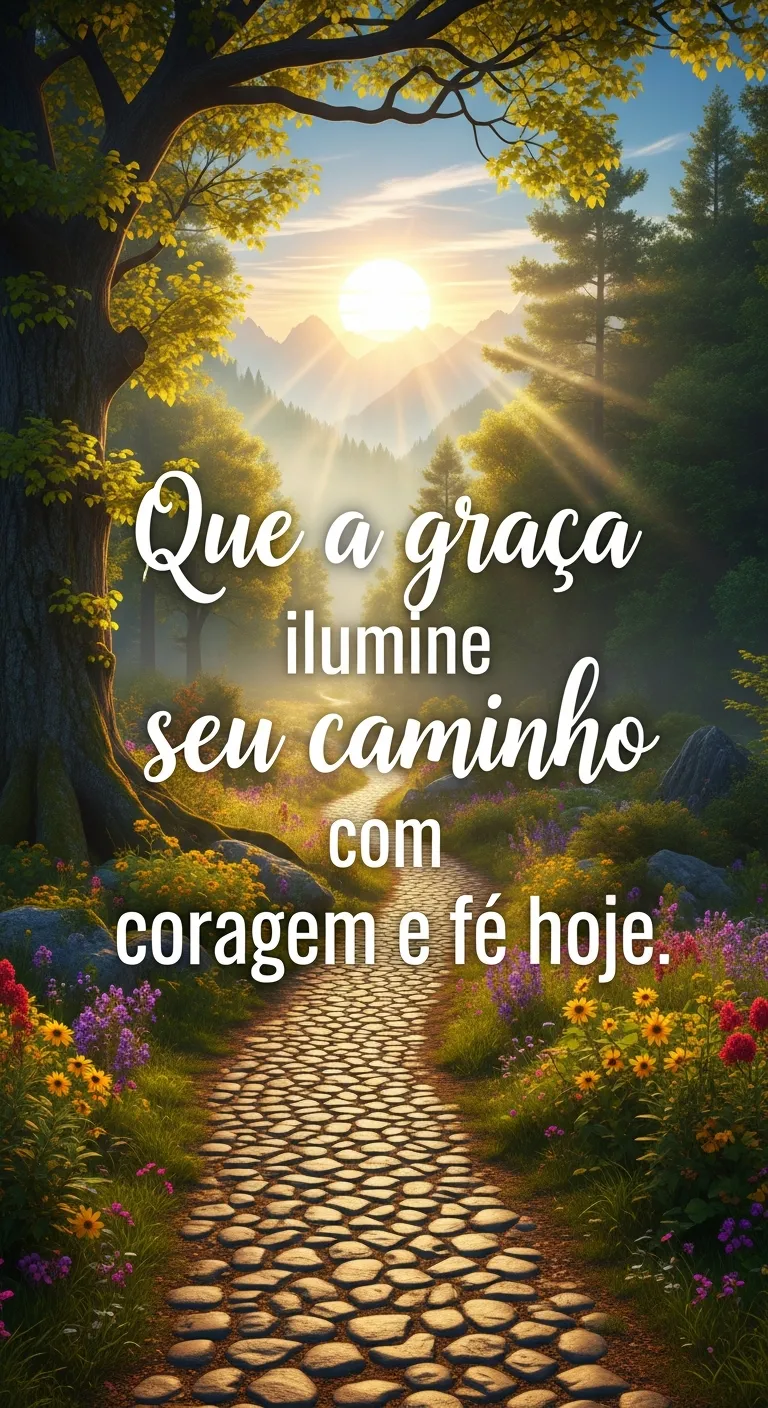Caminho Iluminado: Coragem e Fé
