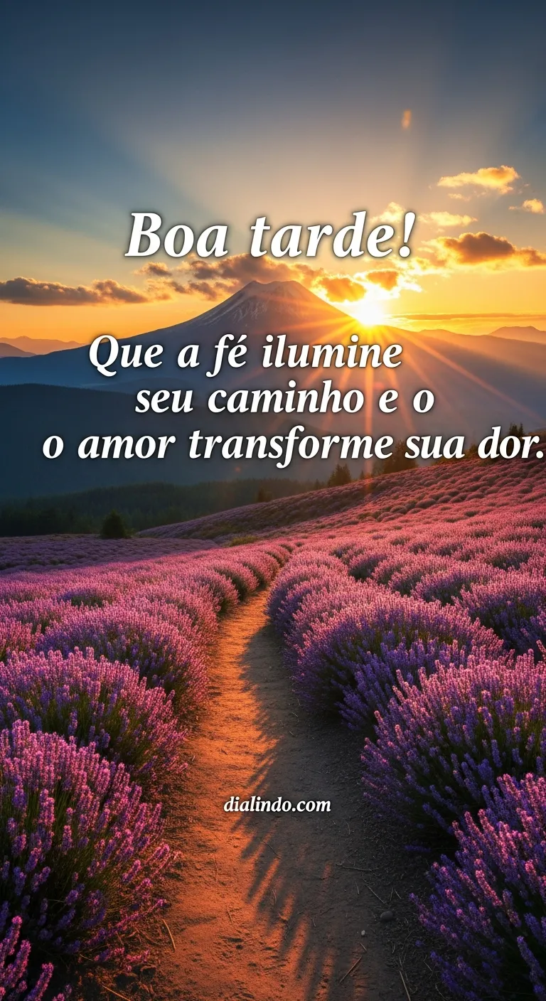 Luz na Dor, Amor no Rumo.