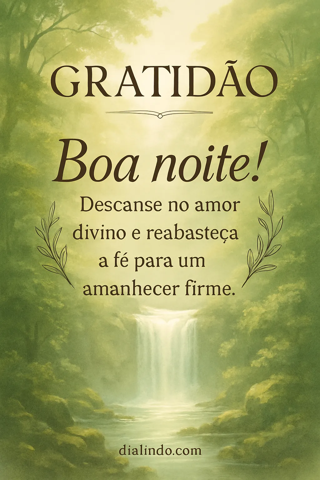 Descanso Divino, Amanhecer Firme