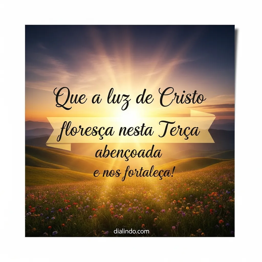 Terça: Luz Cristã Florescente