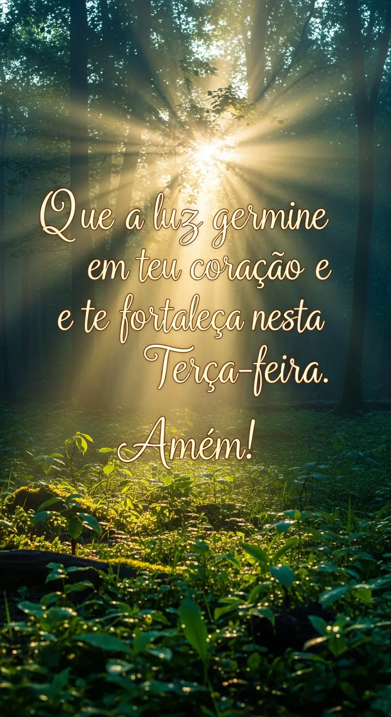 Terça: Germinação Luminosa no Coração