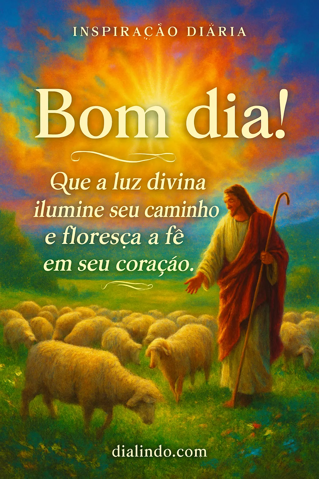 Luz Divina no Caminhar