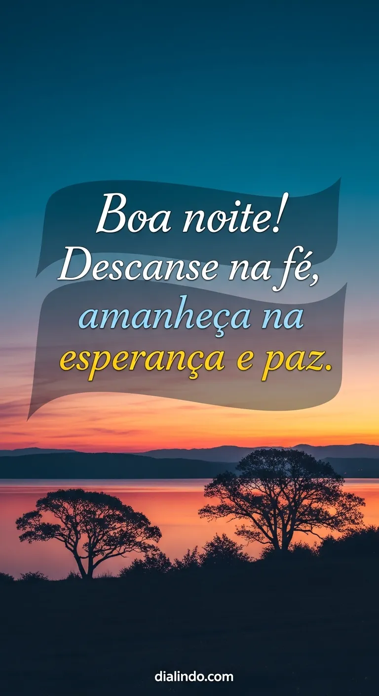 Noite de Fé, Aurora de Paz