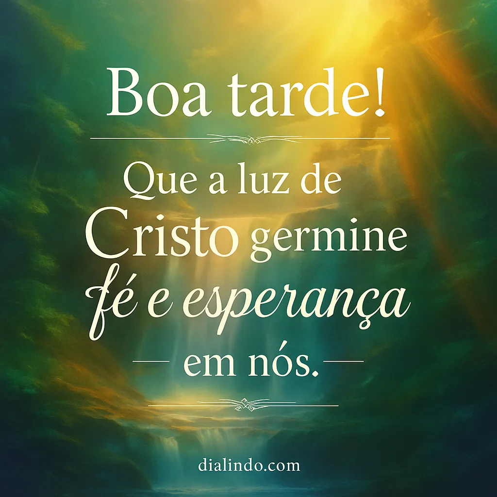 Cristo: Semente de Luz Interior