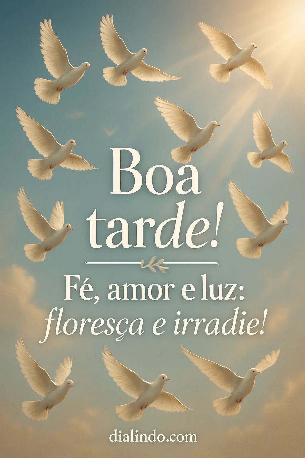 Florescer Irradiante: Fé, Amor, Luz