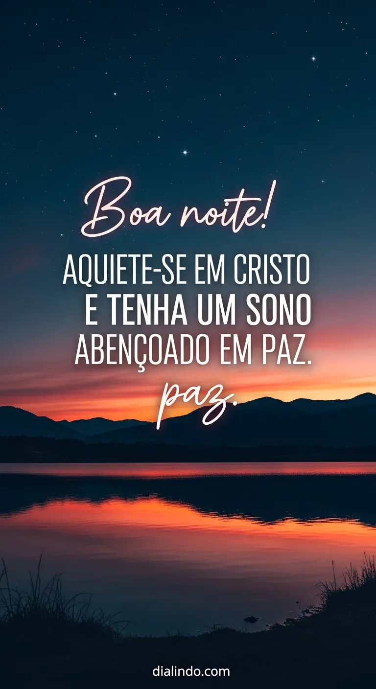 Silêncio Noturno: Paz em Cristo