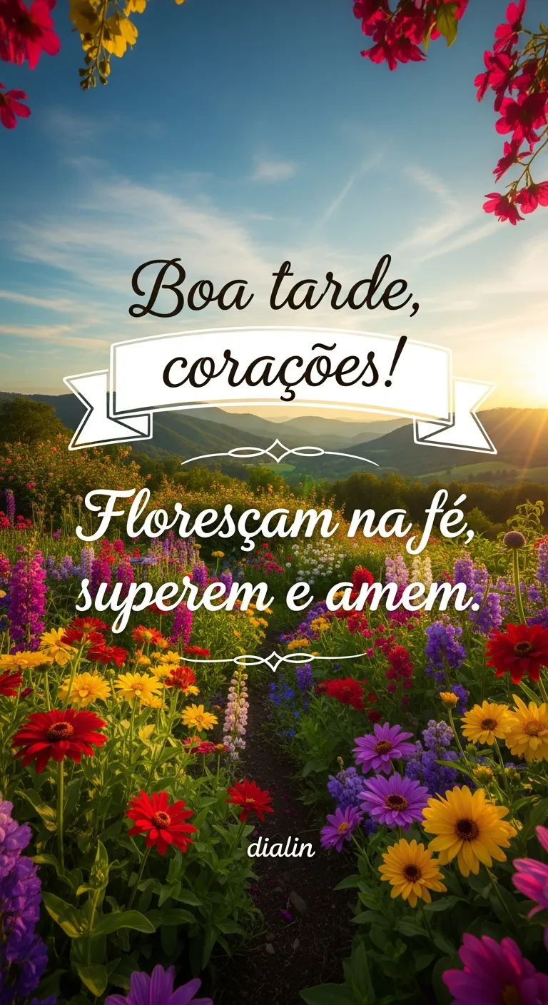 Fé florida, amor resiliente.