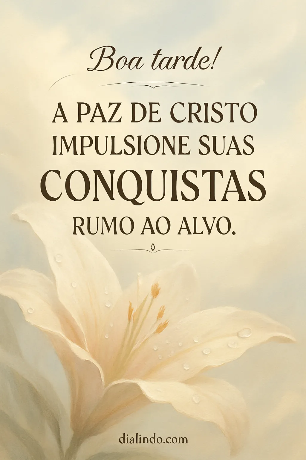 Alvo Alcançado em Cristo.