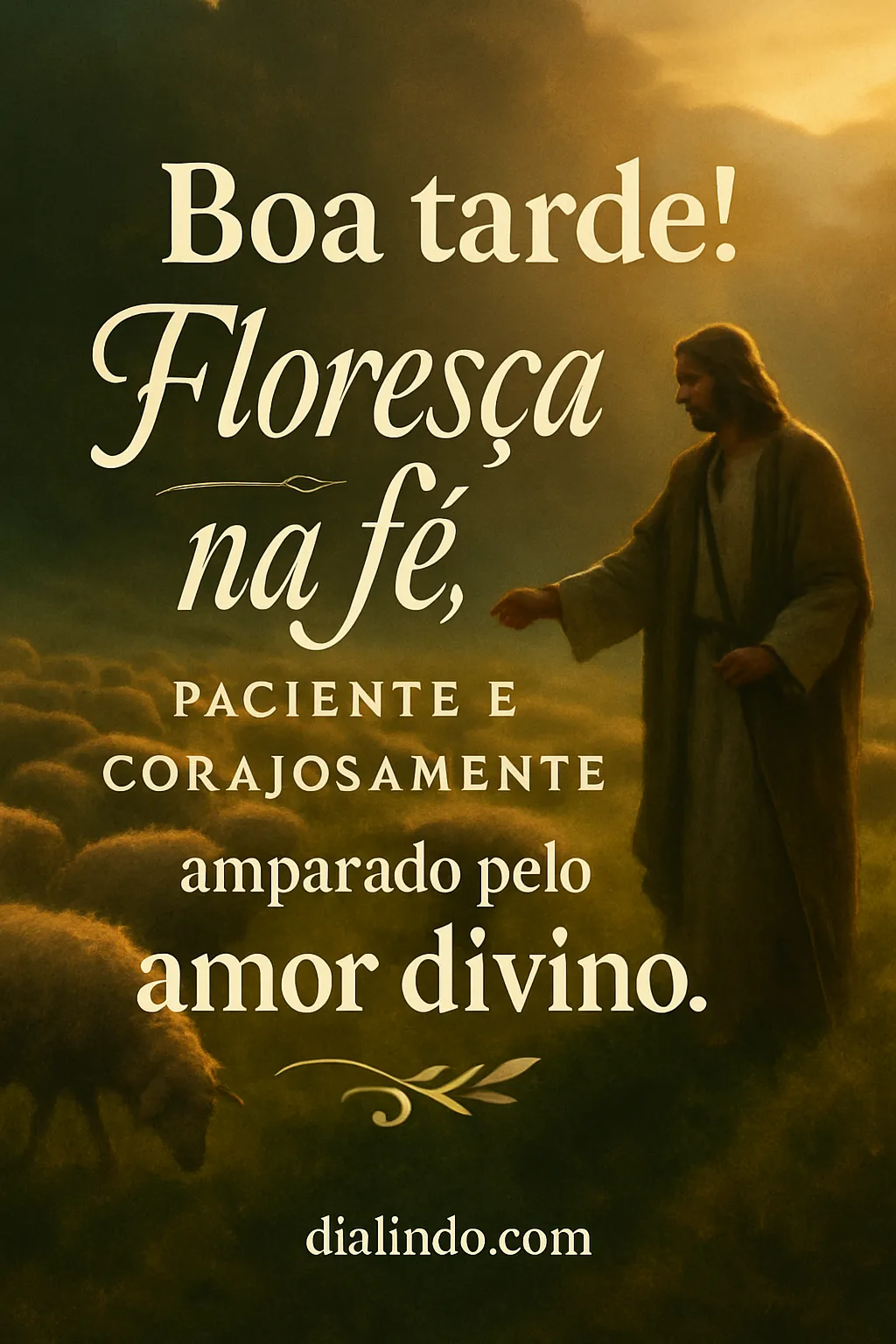 Amor Divino: Florescer Paciente.