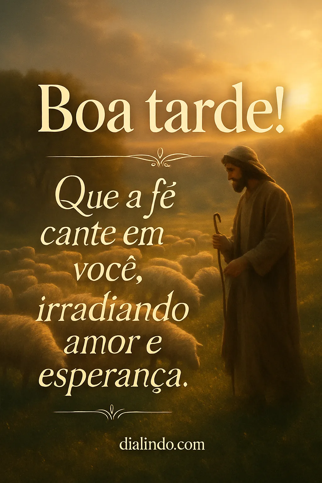 Fé Cantada, Amor Radiante.