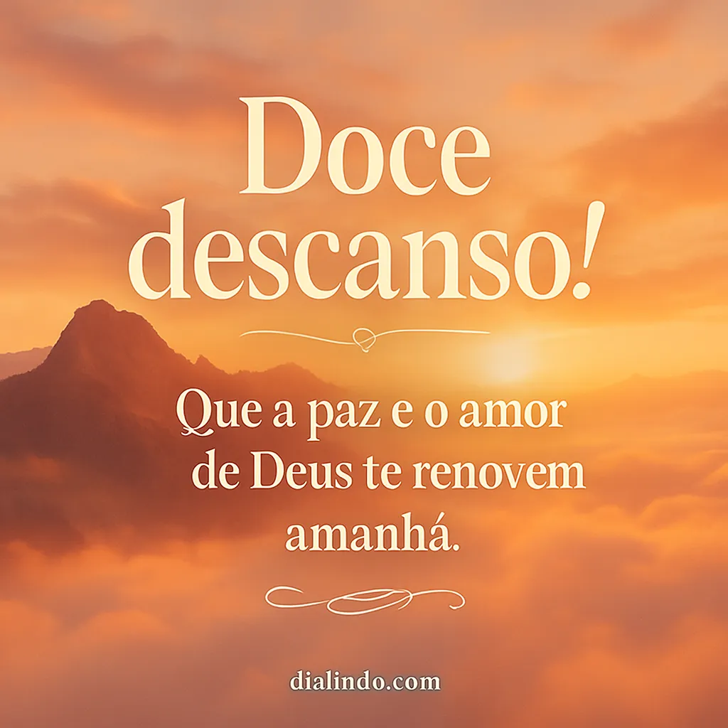 Amanhã, Renovo Divino em Paz