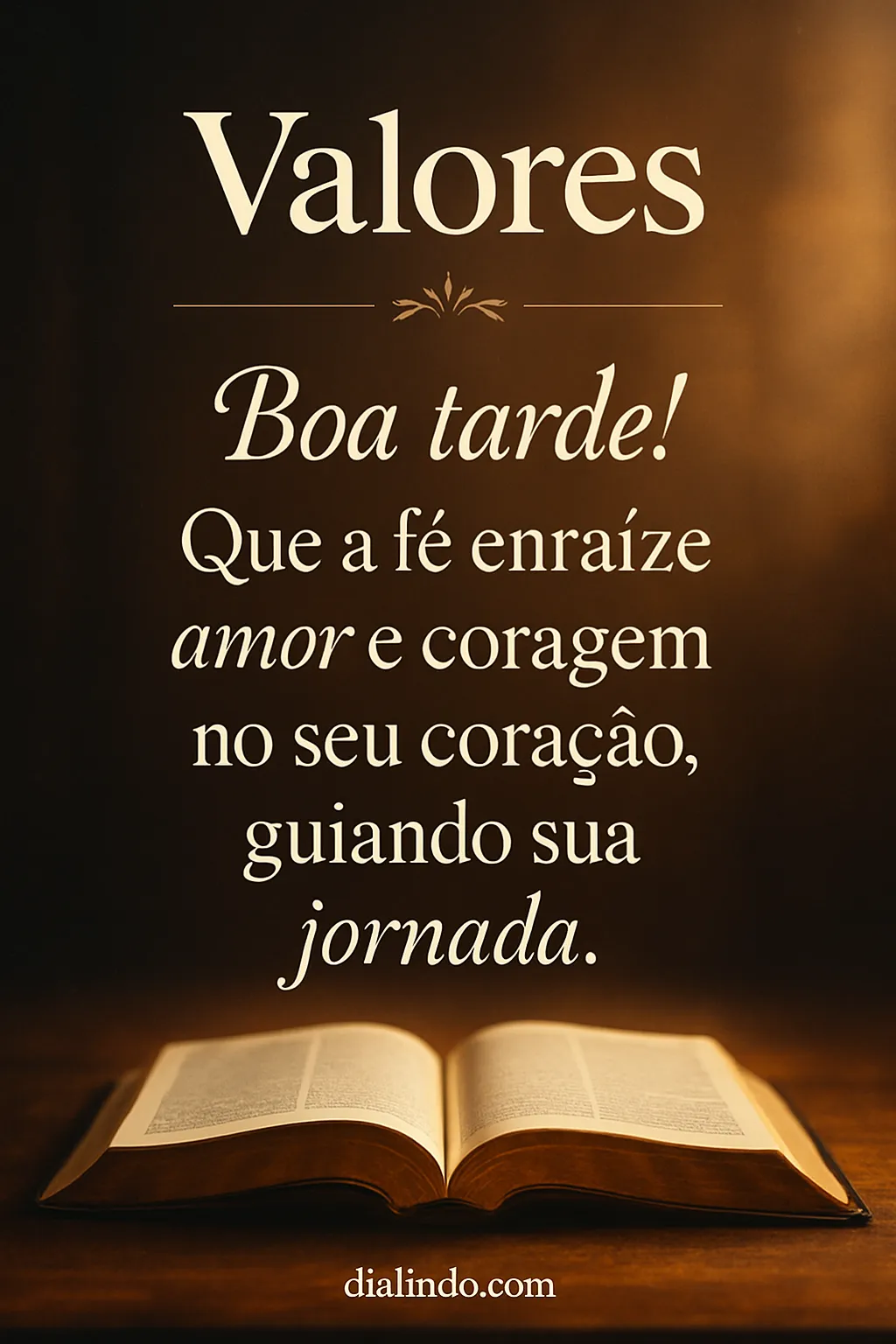 Fé: Raízes de Amor e Coragem