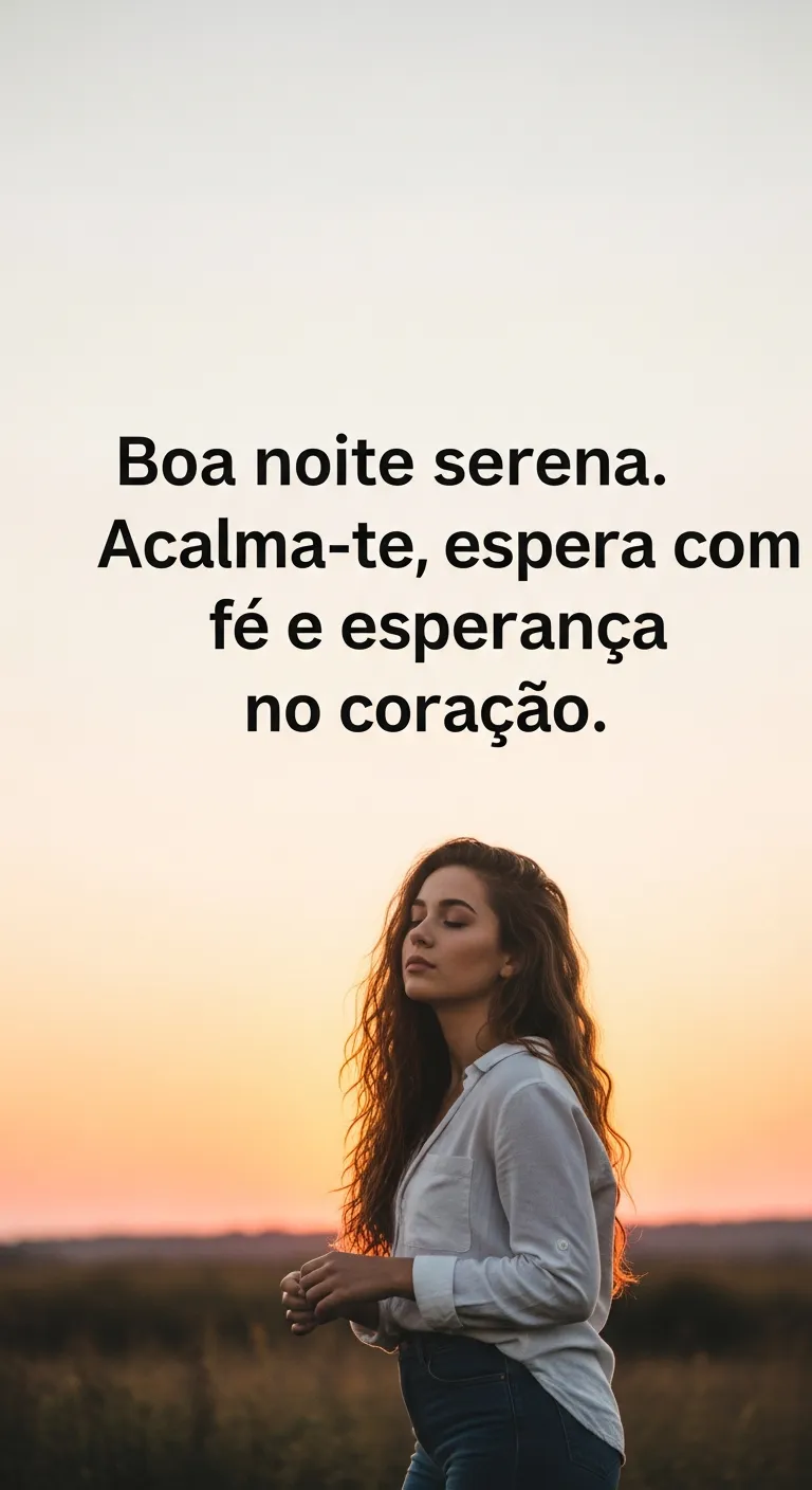 Serenidade na Espera Acalmada