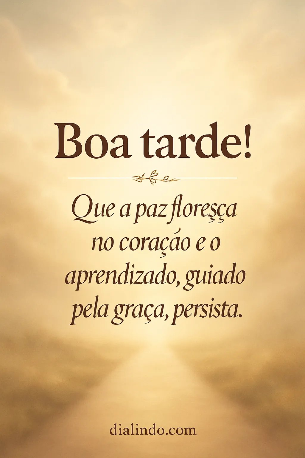 Graça, Paz e Florescer Contínuo