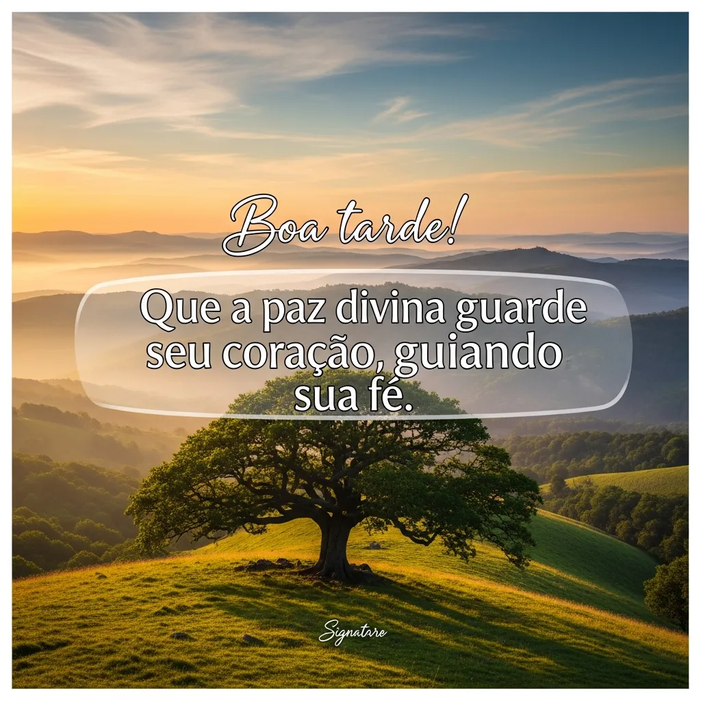 Paz Guardada, Fé Guiada