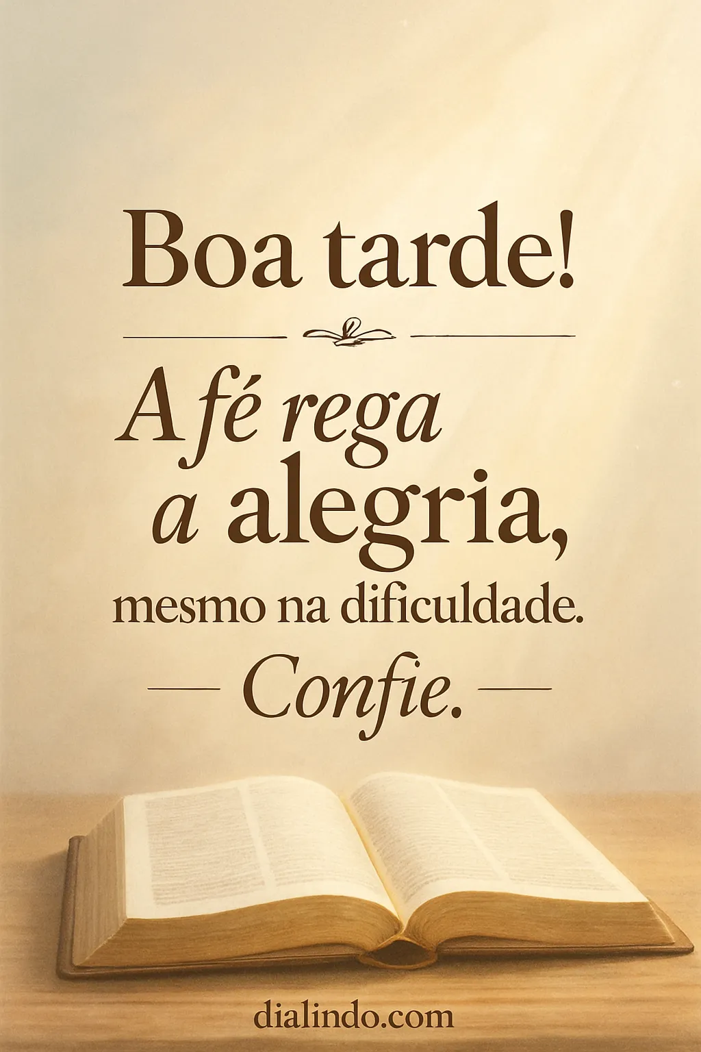 Fé, Alegria na Rega Dura.