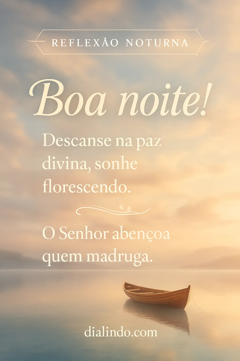 Florescer Madrugando em Paz Divina