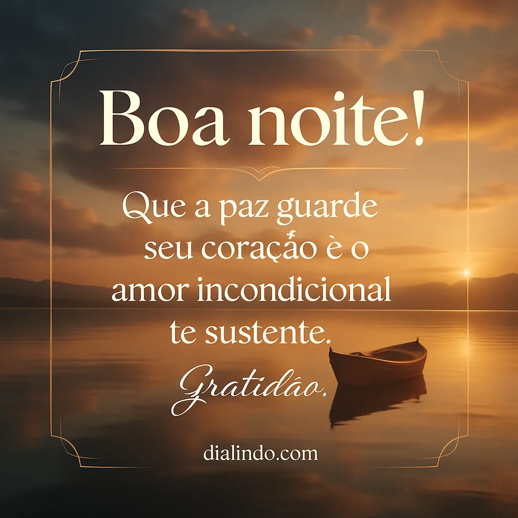 Paz, Amor e Gratidão Noturna