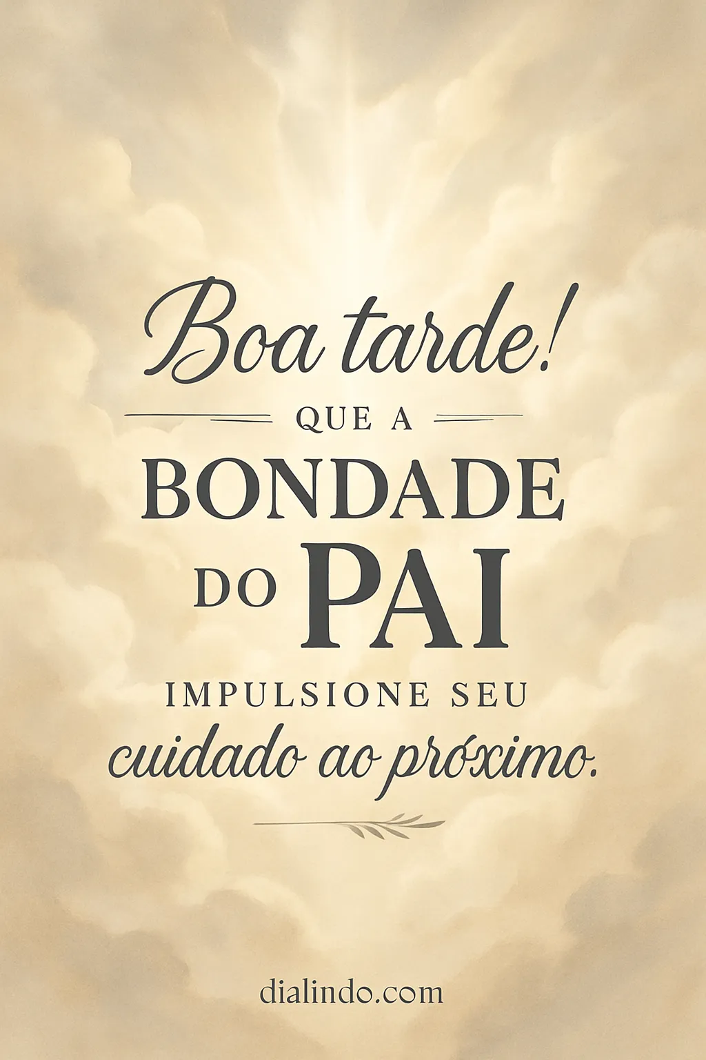 Bondade Divina em Ação.