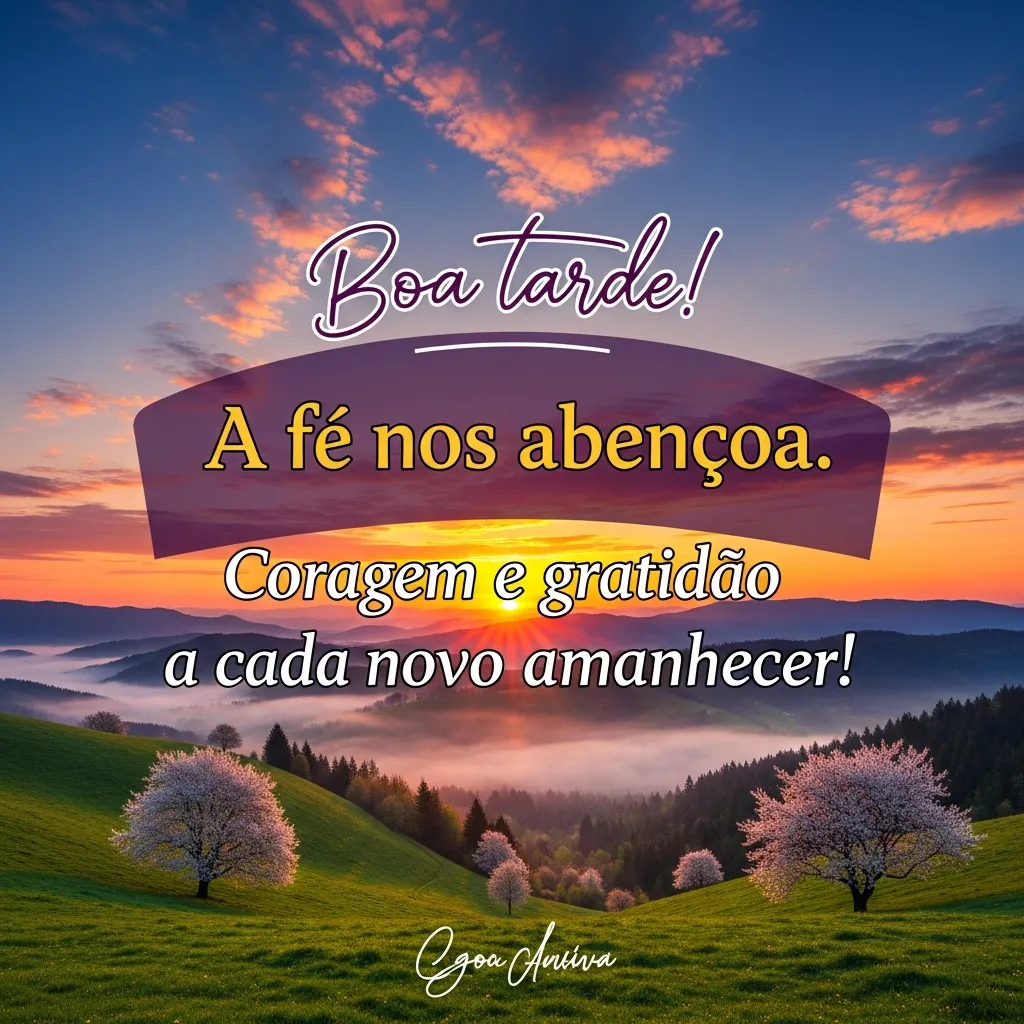 Amanhecer: Fé, Coragem, Gratidão