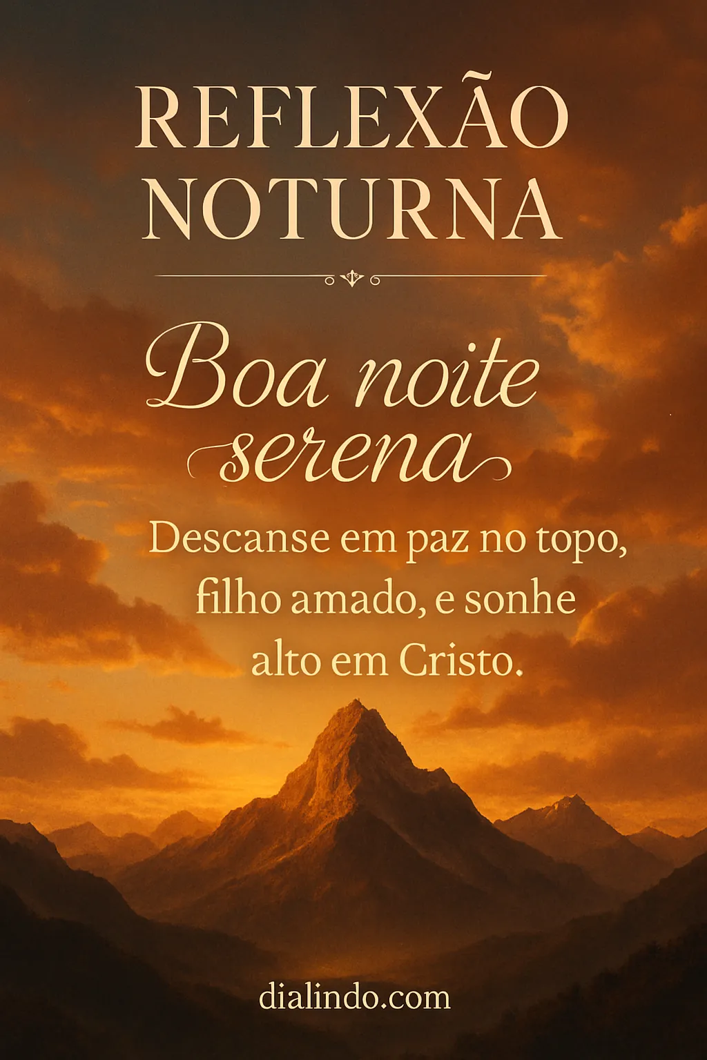 Serenidade Eterna: Cristo No Topo
