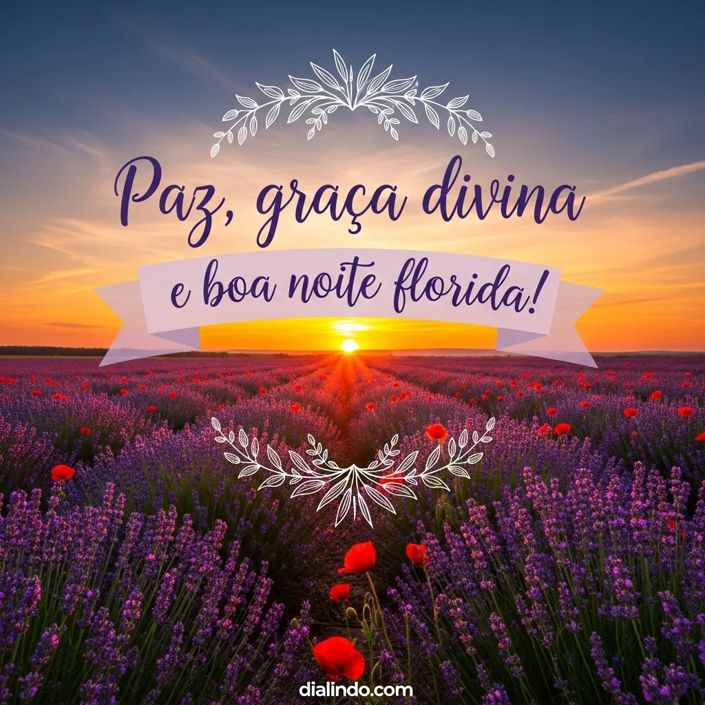 Florescendo em Paz Divina.