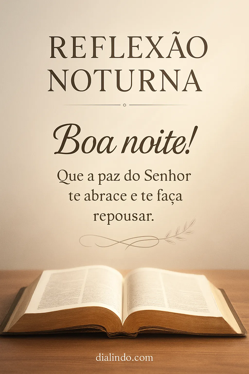 Repouso na Paz Divina.