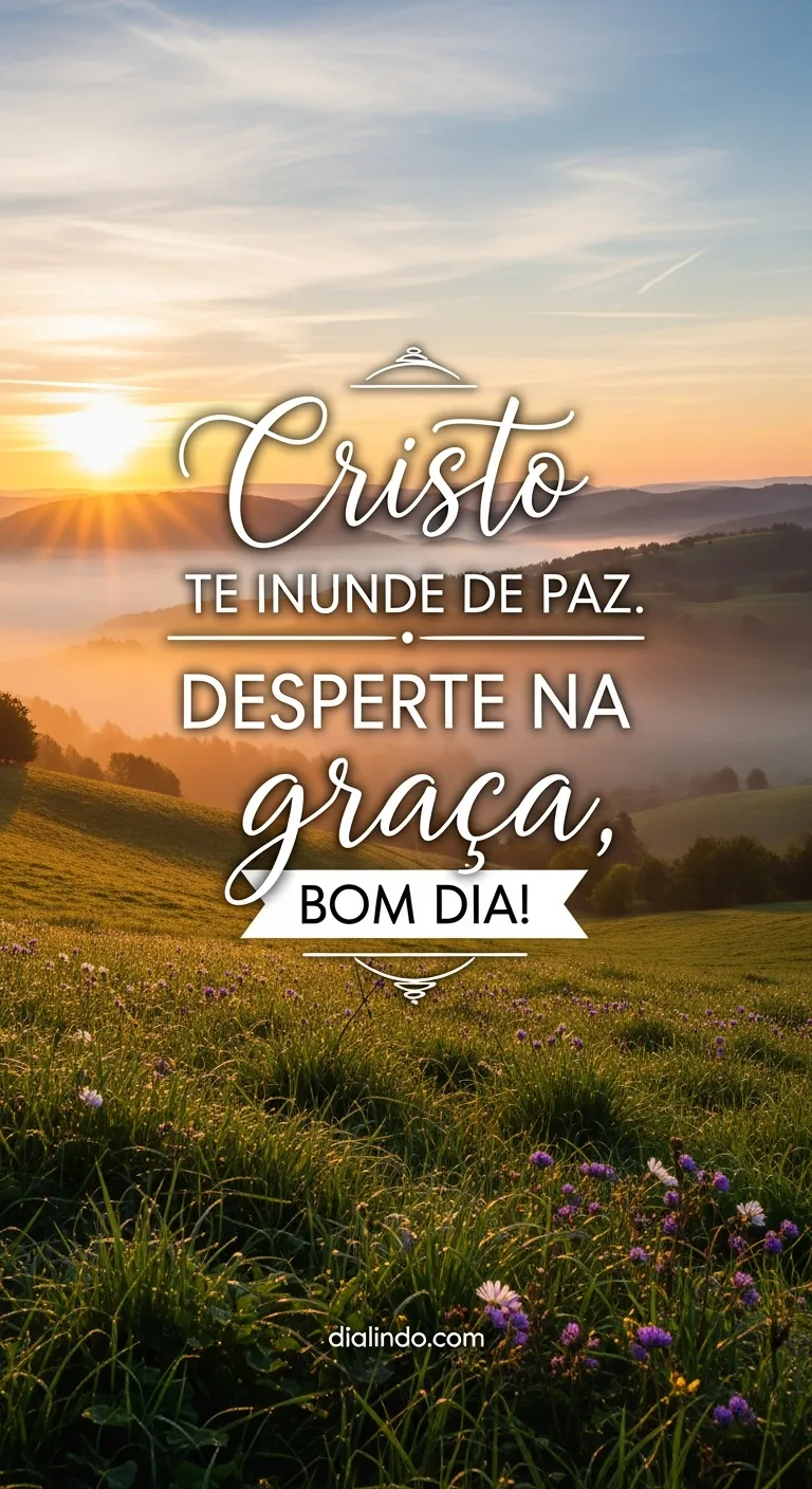 Manhã de Paz em Graça.