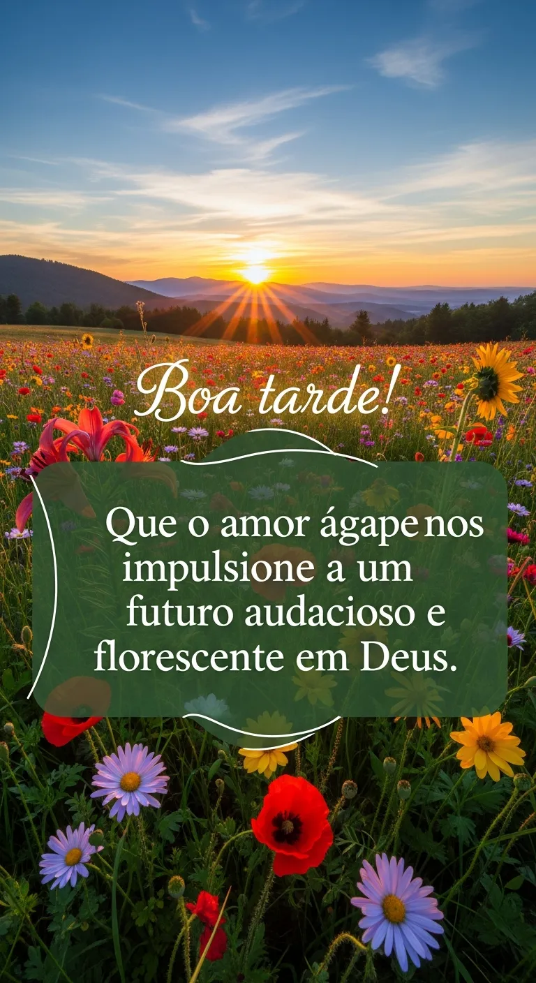 Ágape: Futuro Audacioso em Deus