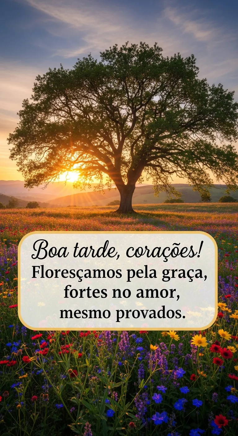 Florescer Provado, Amor Forte.