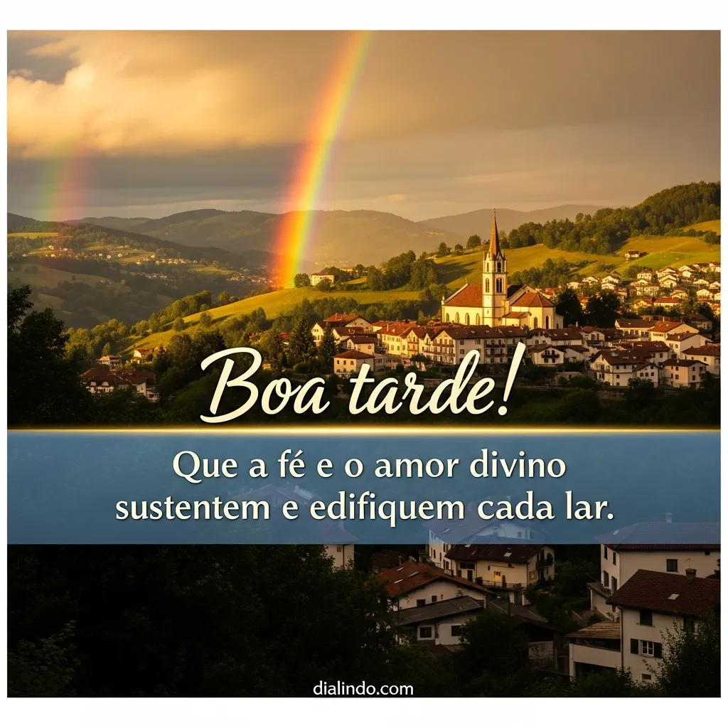 Lares alicerçados no divino.